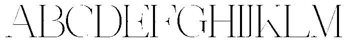 Effidhem Mevagen  Semi Expanded Regular Font UPPERCASE