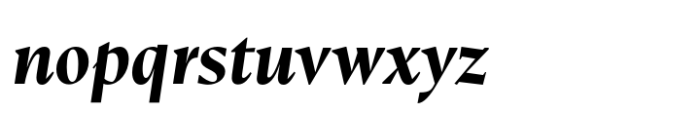 Effigy Bold Italic Font LOWERCASE