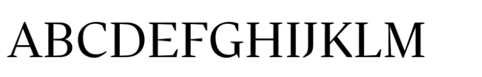 Effigy Book Font UPPERCASE