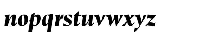 Effigy ExtraBold Italic Font LOWERCASE