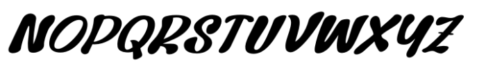 Efista Italic Font UPPERCASE