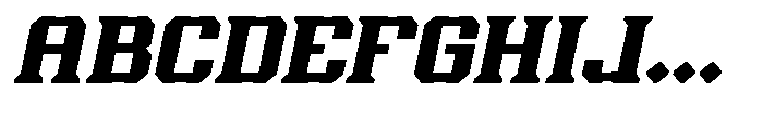 Eforlas Italic Font UPPERCASE