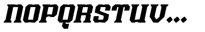 Eforlas Italic Font UPPERCASE