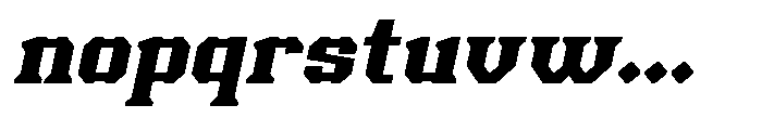 Eforlas Italic Font LOWERCASE