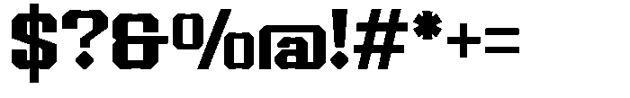 Eforlas Regular Font OTHER CHARS