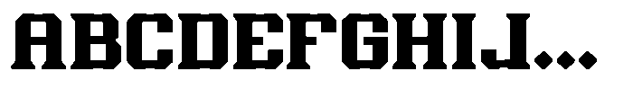 Eforlas Regular Font UPPERCASE