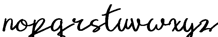Egatta Font LOWERCASE