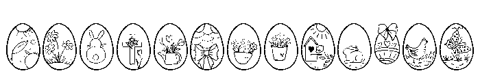 Egg Doodle Font UPPERCASE