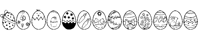 Egg Doodle Font UPPERCASE