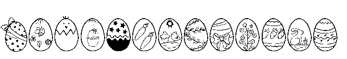Egg Doodle Font LOWERCASE