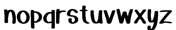 Eggy Parade Regular Font LOWERCASE
