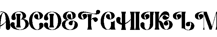 Egithy-Regular Font UPPERCASE