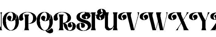 Egithy-Regular Font UPPERCASE