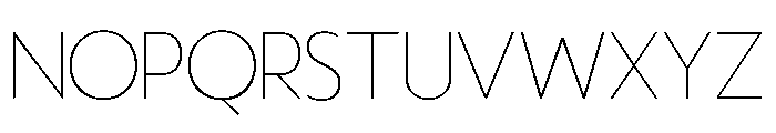 Eglantine Thin Font UPPERCASE