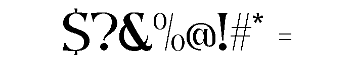 Eglia Regular Font OTHER CHARS