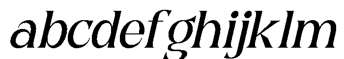 Eglia Slant FONT