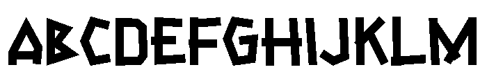 Egosentris Font UPPERCASE