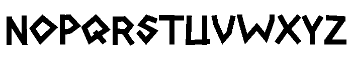 Egosentris Font UPPERCASE