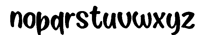 Egypt Font LOWERCASE