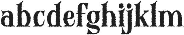 EGOSHIC DIstort otf (400) Font LOWERCASE