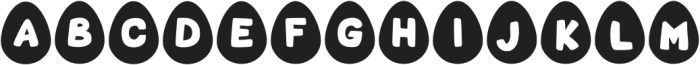 Egg Bunny Regular otf (400) Font UPPERCASE