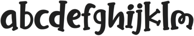 Eggnog Regular otf (400) Font LOWERCASE