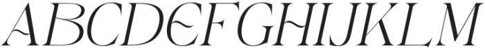 Egmond-Italic otf (400) Font UPPERCASE