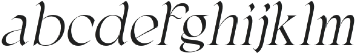 Egmond-Italic otf (400) Font LOWERCASE