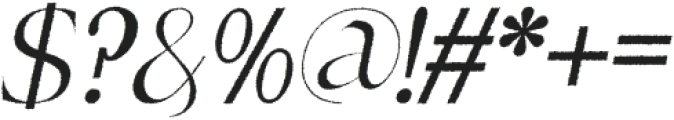 Egmond Rough Italic otf (400) Font OTHER CHARS