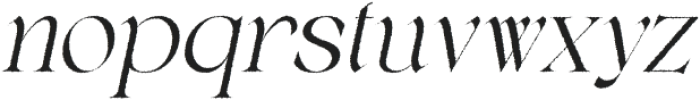 Egmond Rough Italic otf (400) Font LOWERCASE