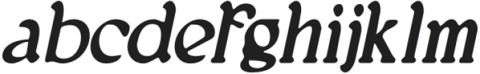 EgmondBlur-Italic otf (400) Font LOWERCASE