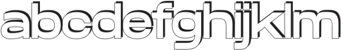 Ego Retro otf (400) Font LOWERCASE