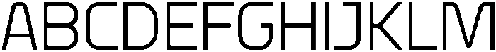 Egosta Thin otf (100) Font UPPERCASE