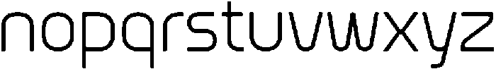 Egosta Thin otf (100) Font LOWERCASE