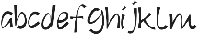 Egrang Font Regular otf (400) Font LOWERCASE