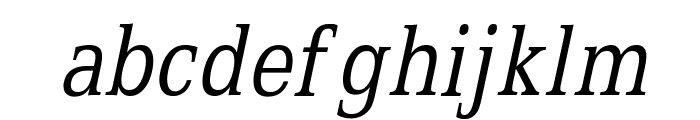 Eggo Condensed Italic Font LOWERCASE