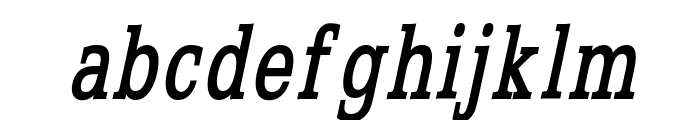 Eggo Thin BoldItalic Font LOWERCASE