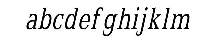 Eggo Thin Italic Font LOWERCASE