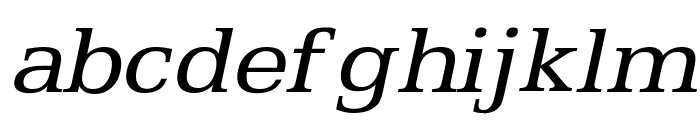 Eggo Wide Italic Font LOWERCASE