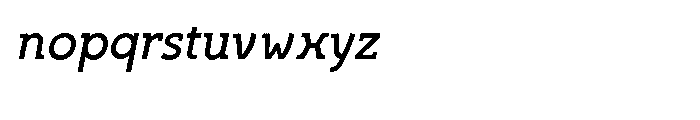 Egon Italic Font LOWERCASE
