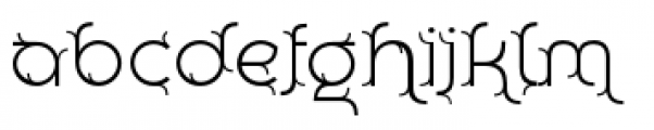 Egret Light Flourish Font LOWERCASE