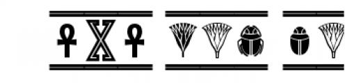 Egyptian Monograms Two Font OTHER CHARS