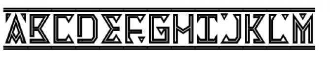 Egyptian Monograms Two Font UPPERCASE