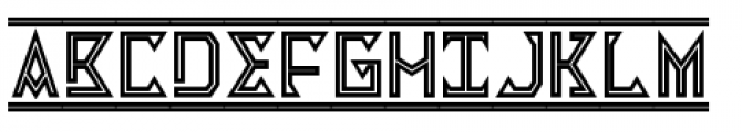 Egyptian Monograms Two Font LOWERCASE