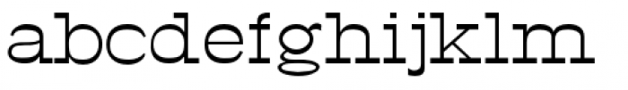 Egyptian Oldstyle Font LOWERCASE
