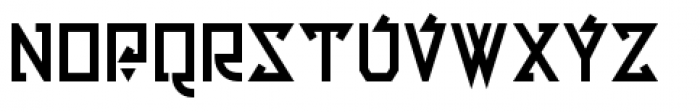 Egyptian Revival Regular Font LOWERCASE