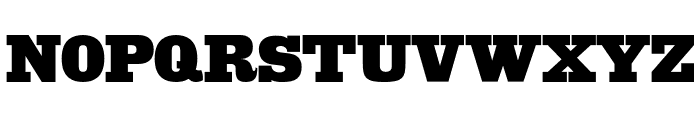 Egyptienne Large Regular Font LOWERCASE