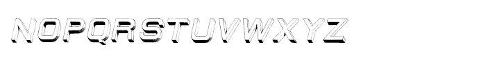 Egiptian Sans Serif Italic Regular Font LOWERCASE