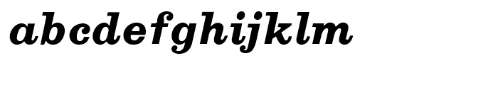 Egizio Bold Italic Font LOWERCASE