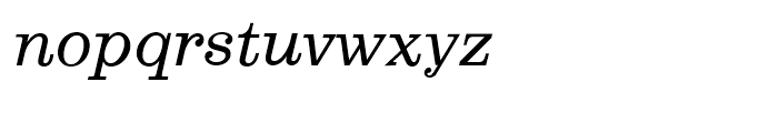 Egizio Italic Font LOWERCASE